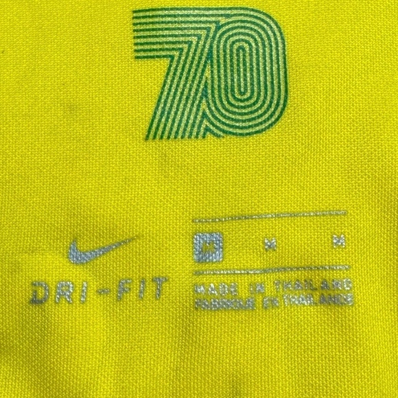 Brasil Nike Soccer Football Green Yellow Jersey Men’s Medium - Picture 6 of 12